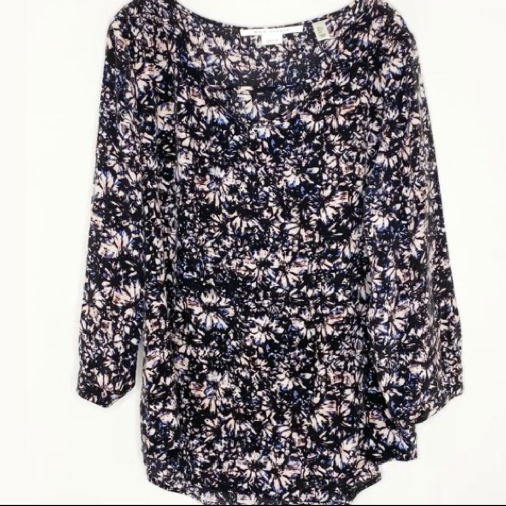 Max studio silk blouse